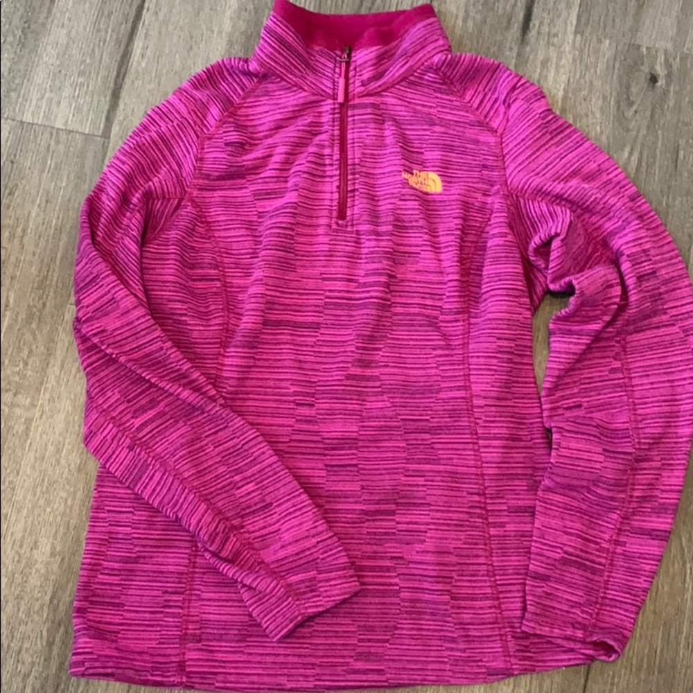 The north face fleece pull over